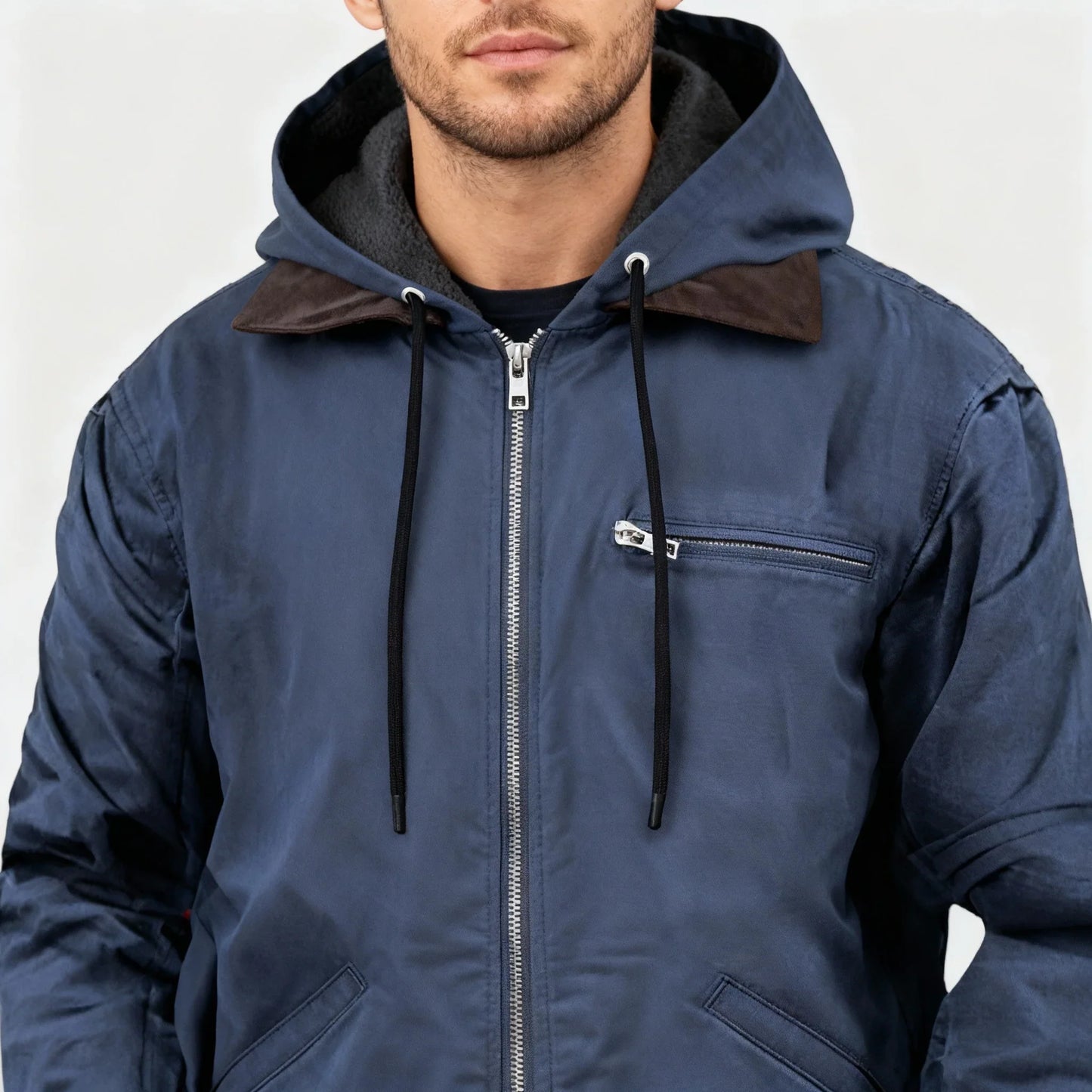 Matteo | Felpa Sherpa con Zip Integrale